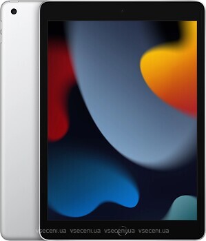 Фото Apple iPad 10.2 Wi-Fi + Cellular 256Gb 2021 Silver (MK6A3/MK4H3)