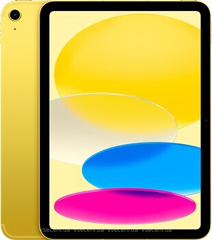 Фото Apple iPad 10.9 Wi-Fi 256Gb 2022 Yellow (MPQA3)