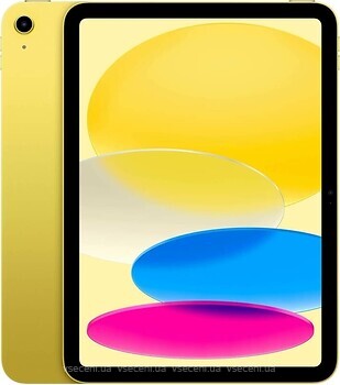 Фото Apple iPad 10.9 Wi-Fi 64Gb 2022 Yellow (MPQ23)