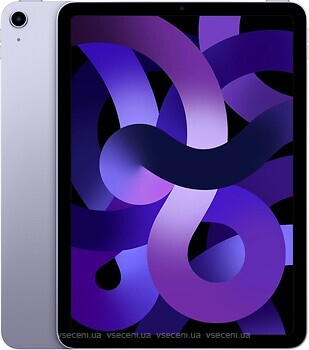 Фото Apple iPad Air 10.9 Wi-Fi + Cellular 256Gb 2022 Purple (MMED3)