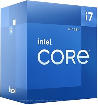 Фото Intel Core i7-12700F Alder Lake 2100Mhz Box (BX8071512700F)