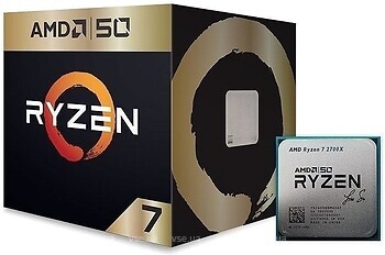 Фото AMD Ryzen 7 2700X Pinnacle Ridge 3700Mhz Box (YD270XBGAFA50)