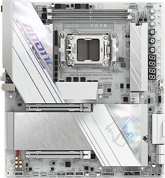 Фото Gigabyte X870 Aorus Tachyon Ice