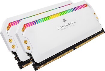 Фото Corsair Dominator Platinum White CMT32GX4M2E3200C16W