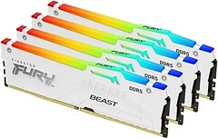 Фото Kingston Fury Beast White RGB XMP KF552C40BWAK4-128