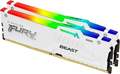 Фото Kingston Fury Beast White RGB XMP KF552C40BWAK2-16