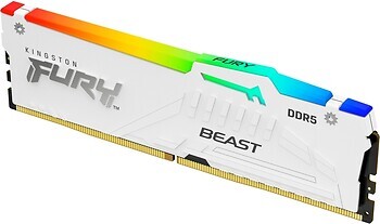 Фото Kingston Fury Beast White RGB XMP KF552C40BWA-16