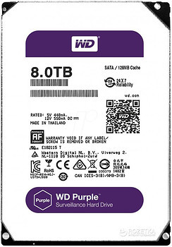 Фото Western Digital Purple 8 TB (WD80PUZX)