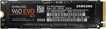 Фото Samsung 960 Evo M.2 250 GB (MZV6E250)