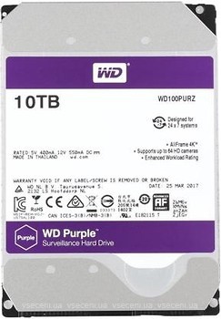 Фото Western Digital Purple 10 TB (WD100PURZ)