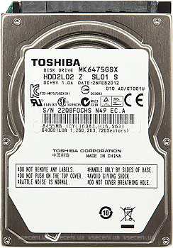 Фото Toshiba 640 GB (MK6475GSX)