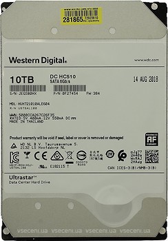 Фото Western Digital Ultrastar 0F27606 10 TB (HUH721010ALE604)