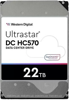Фото Western Digital Ultrastar DC HC560 22TB (WUH722222ALE6L4)