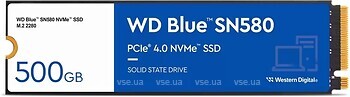 Фото Western Digital Blue SN580 500 GB (WDS500G3B0E)