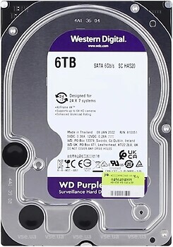 Фото Western Digital Purple 6 TB (WD63PURU)