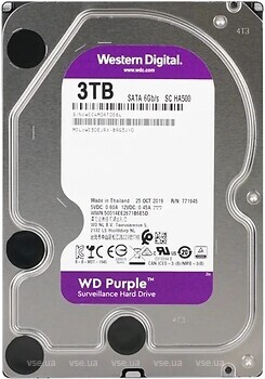 Фото Western Digital Purple Surveillance 3 TB (WD30EJRX)