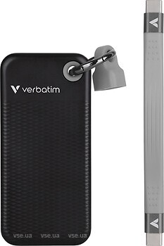 Фото Verbatim Pocket SSD 2 TB Black/Grey (32194)