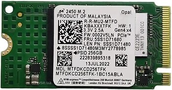 Фото Micron 2450 256 GB (MTFDKCD256TFK)