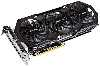 Фото Gigabyte GeForce GTX 970 Windforce 3X Gaming 1253MHz (GV-N970WF3OC-4GD)