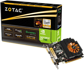 Фото Zotac GeForce GT 730 Synergy Edition 700MHz (ZT-71109-10L)