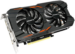 Фото Gigabyte GeForce GTX 1050 Ti Windforce 4GB 1316MHz (GV-N105TWF2-4GD)