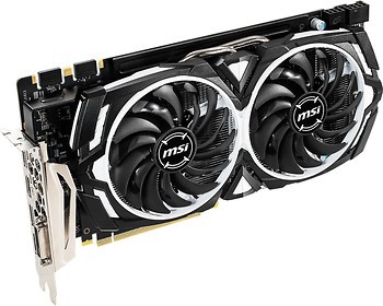 Фото MSI GeForce GTX 1060 Armor 6GD5X OC 6GB 1544MHz (GeForce GTX 1060 ARMOR 6GD5X OC)