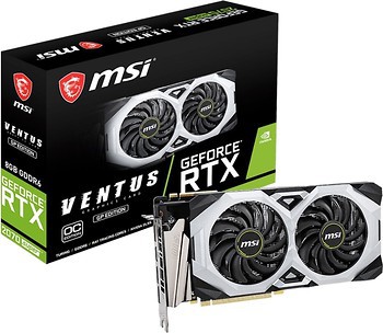 Фото MSI GeForce RTX 2070 Super Ventus GP OC 8GB 1605MHz (RTX 2070 SUPER VENTUS GP OC)