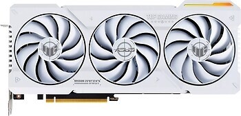 Фото Asus GeForce RTX 4070 Ti TUF Gaming White OC 12GB GDDR6X 2730MHz (TUF-RTX4070TI-O12G-WHITE-GAMING)