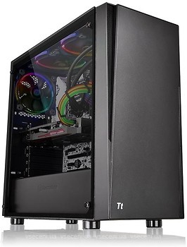 Фото Thermaltake Versa J21 Tempered Glass Edition w/o PSU Black