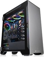 Фото Thermaltake A500 Tempered Glass w/o PSU Black (CA-1L3-00M9WN-00)