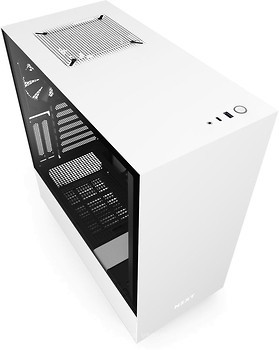 Фото NZXT H510i w/o PSU Matte White/Back (CA-H510i-W1)