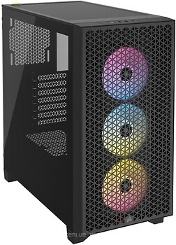 Фото Corsair 3000D RGB Airflow Tempered Glass w/o PSU Black (CC-9011255-WW)