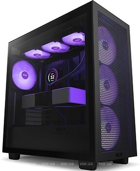 Фото NZXT H7 Flow RGB w/o PSU Matte Black (CM-H71FB-R1)