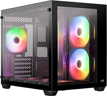 Фото Aerocool Dryft-Mini-BK-v2 w/o PSU Black