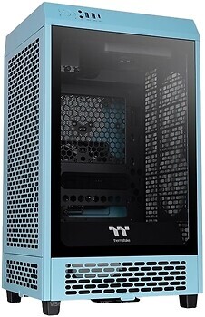 Фото Thermaltake The Tower 200 Tempered Glass w/o PSU Turquoise (CA-1X9-00SBWN-00)