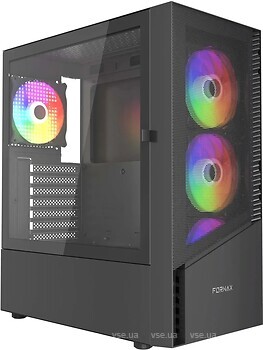 Фото Gembird Fornax 4300 ARGB w/o PSU Black (CCC-FC-4300)