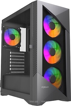 Фото Gembird Fornax 900 ARGB w/o PSU Black (CCC-FC-900ARGB)