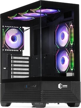 Фото Qube Fort ARGB w/o PSU Black (FORT_GBNU3)