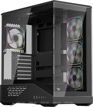 Фото 1stPlayer GM7-BK-3FN7R-1FN7 w/o PSU Black