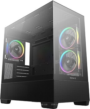 Фото DeepCool CG380 3F w/o PSU Black (R-CG380-BKAGM3-G)
