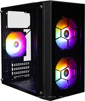 Фото 1stPlayer X1-BK-3F1 600W Black (X1-BK-3F1-PS-600FK-EU)