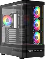 Фото Modecom Volcano AQ200 ARGB w/o PSU Black (MC-A-AQ200-4FA-B)