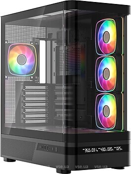 Фото Modecom Volcano AQ200 ARGB w/o PSU Black (MC-A-AQ200-4FA-B)