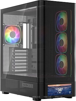 Фото Modecom Volcano AQ500 ARGB w/o PSU Black (MC-A-AQ500-4FA-B)