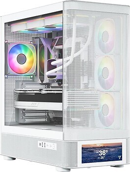 Фото Modecom Volcano AQ500 ARGB w/o PSU White (MC-A-AQ500-4FA-W)