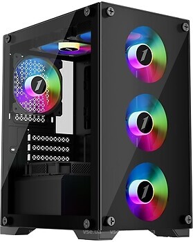 Фото 1stPlayer X2-M-4F1 600W Black (X2-M-BK-4F1-PS-600FK-EU)