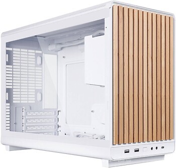 Фото Lian Li A3-mATX w/o PSU White/Wood Edition (G99.A3W-WDG.00)