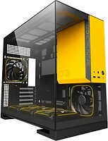 Фото Geometric Future Model 3F Glass w/o PSU Black/Yellow (GEO-M3F-BY)