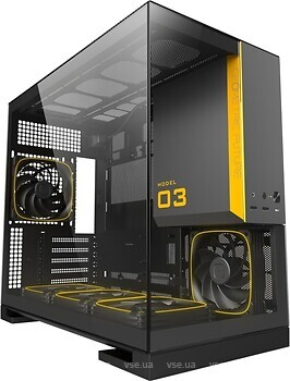 Фото Geometric Future Model 3F Glass w/o PSU Black/Grey (GEO-M3F-BG)