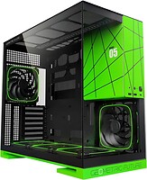 Фото Geometric Future Model 5F Glass w/o PSU Black/Green (GEO-M5F-BNV)